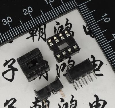 8p ic座 8pin ic插座 芯片底座 集成电路插座 插槽 60只一管产品高清